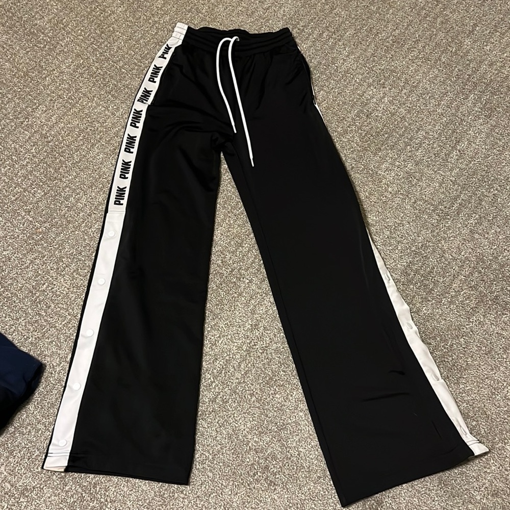 Victoria secrets pink wide leg joggers